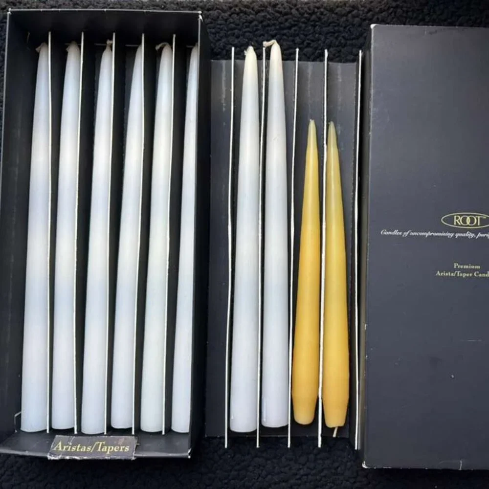 ROOT Candles Arista Beeswax Tapers elevate your